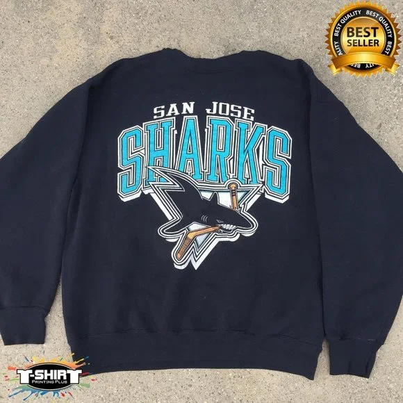 Nhl Vintage San Jose Sharks Sweatshirt Vintage NHL San Jose Sharks